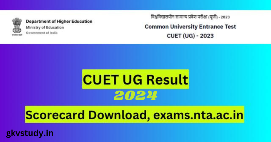 CUET UG 2024 Result