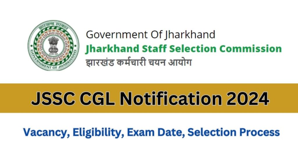 JSSC CGL Notification 2024