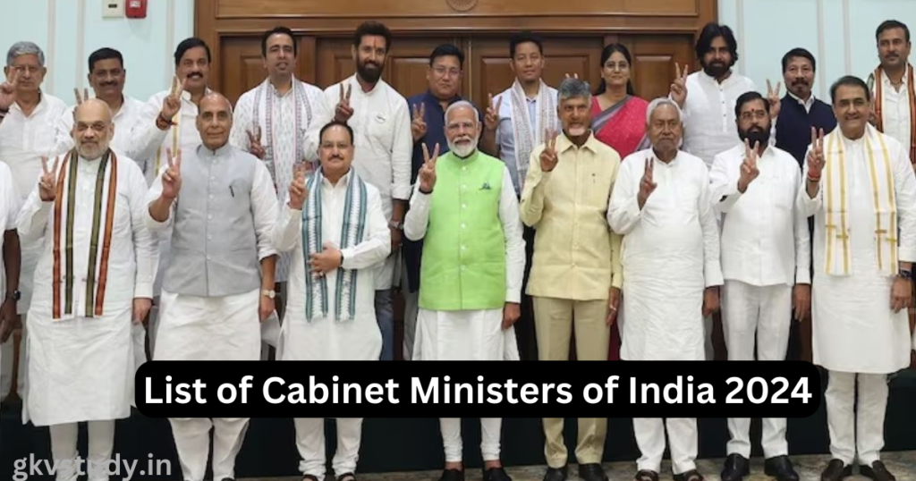 List of Cabinet Ministers of India 2024: