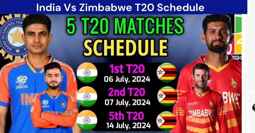 India Vs Zimbabwe T20 Schedule